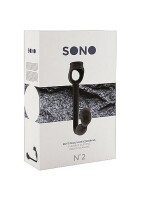 SONO BUTT PLUG WITH COCK RING 2 BLACK