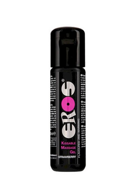 Eros Megasol  Kissable Massage Gel 100ml Strawberry