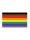 POC Rainbow Flag Aufkleber / Sticker 5.0 x 7,6 cm