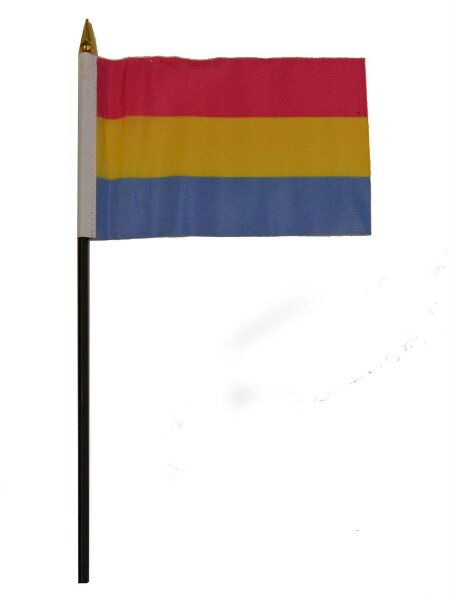 Pansexual Hand Flag / Handflagge