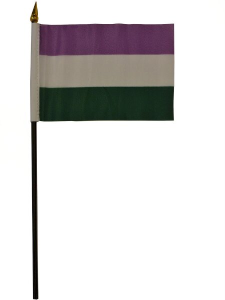 Gender Queer Hand Flag / Handflagge