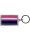 Gender Fluid Flag Key Ring