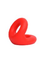 Liquid Silicone Rugby Ring Red