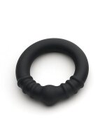 Silicone Steel Fusion Ring Holeshot XLarge Black