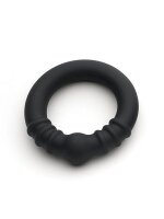 Silicone Steel Fusion Ring Holeshot Black