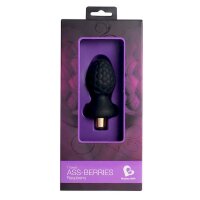 Rocks Off - 7 Speed Assberries Blackberry Analplug - schwarz