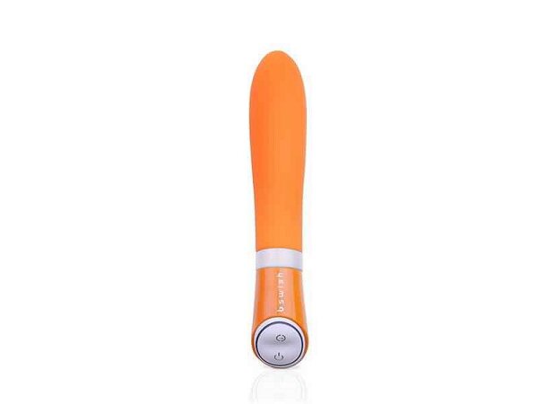 BGOOD DELUXE VIBE, 6 FUNKTIONEN, WASSERD. , SILIKON, ORANGE, 18CM