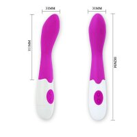 PRETTY LOVE BISHOP VIBRATOR PURPLE