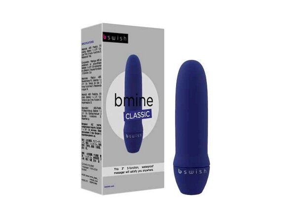 BMINE CLASSIC, MINI VIBE, 5 FUNKTIONEN. , MITTERNACHT BLAU, 6, 4CM