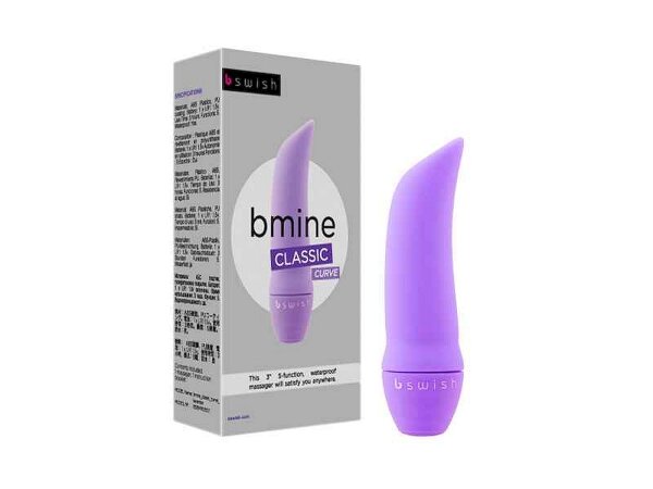 BMINE CLASSIC CURVE, MINI VIBE, 5 FUNKTIONEN, LAVENDER, 6, 4CM