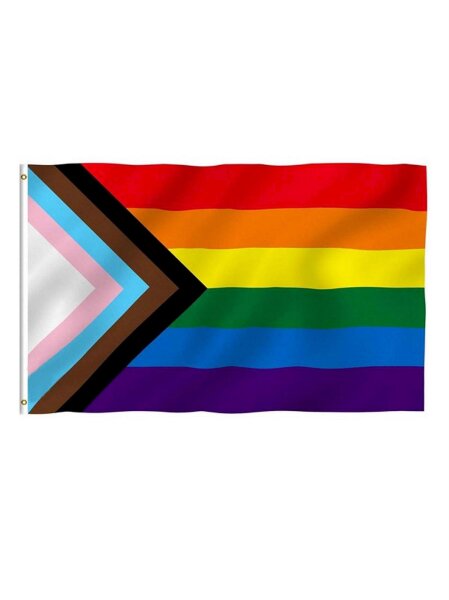 Progress Rainbow Flag 60 x 90 cm