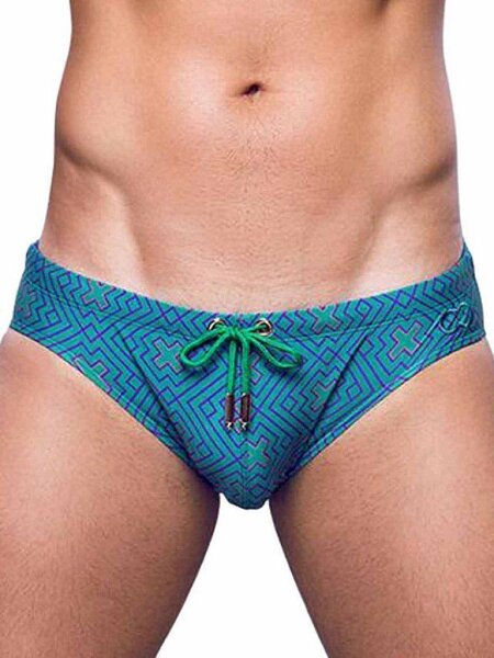 2Eros Print Swimwear Brief Jade