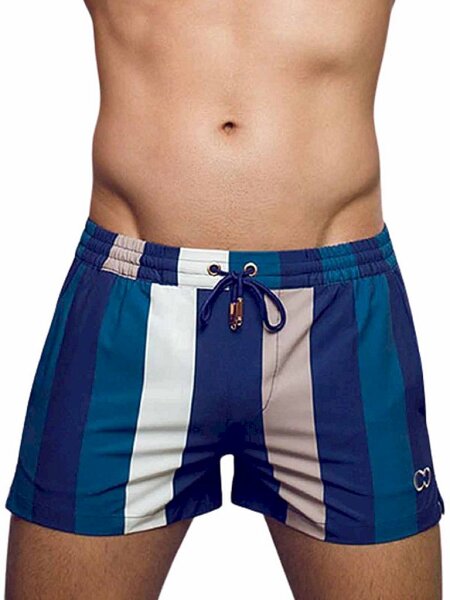 2Eros Print Swim Shorts Stripes