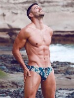 2Eros Print Swimwear Brief Python