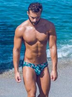 2Eros Print Swimwear Brief Monstera