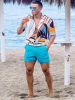 2Eros Bondi Bar Beach Swim Shorts Aqua (Series 3)