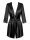 Obsessive Satinia Robe schwarz