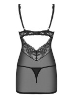 Obsessive 867-CHE-1 Chemise schwarz