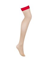 Obsessive S814 Stockings red