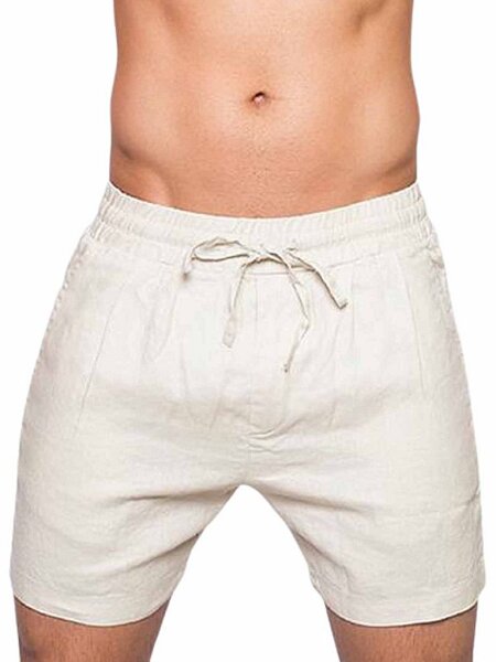 2Eros Breezy Classic Linen Shorts Beige