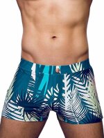 2Eros Print Bondi Bar Beach Swim Trunks Feuille Green...