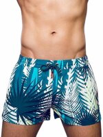 2Eros Print Swimshorts Feuille Green