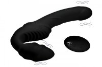 Pro Rider Strapless Strap-on Vibrator - Schwarz