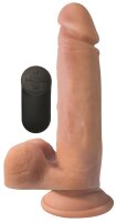 Realistischer vibrierender Dildo mit Saugnapf