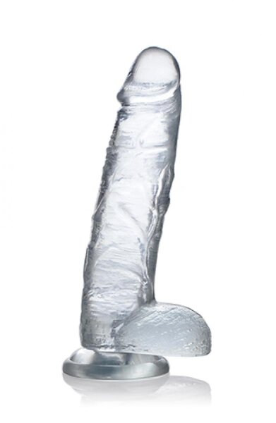 Jock C-Thru Transparenter Dildo - 23 cm