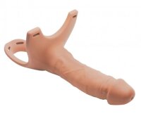 Hohler Strap-On-Silikondildo mit Gurtzeug