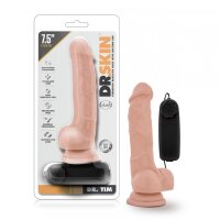 Dr. Skin - Dr. Tim Vibrator mit Saugnapf 19 cm - Vanille