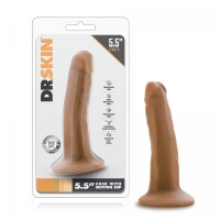 Dr. Skin – Realistischer Dildo mit Saugnapf 14 cm – Mokka