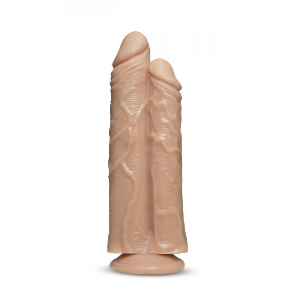 Dr. Skin – Double Trouble – Dildo mit doppeltem Schaft 26,6 cm – Vanille