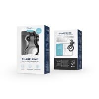 Share Ring - Vibrierender Doppel-Penisring mit Hasenohren