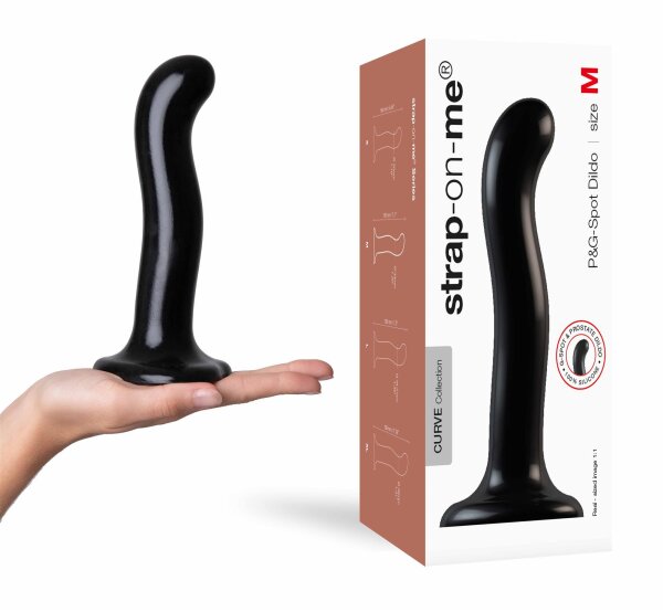 Strap On Me - Point - Dildo zur G- und P-Punkt-Stimulation - Größe M