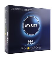 MY.SIZE Mix 53 mm Kondome - 28 Stück