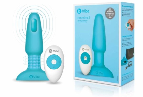 b-Vibe rimming Plug 2 Blue