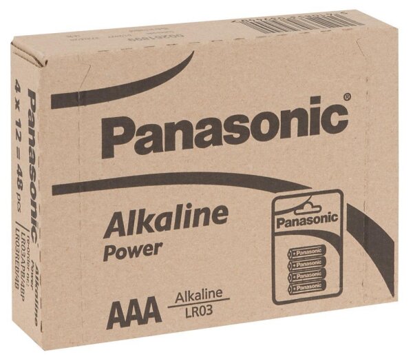 Batterie Panasonic AAA 12x4er