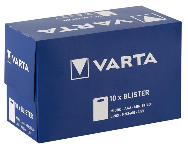 Batterie Varta AAA 10x4er