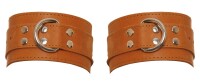 Leder Cuffs natur