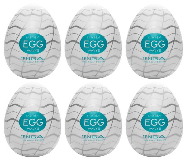 Tenga Egg Wavy II Pack of 6