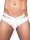 2Eros BLK Double Strap Swim Brief V20 White