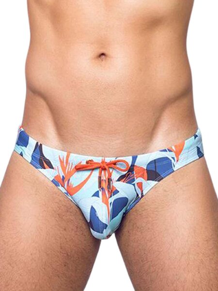 2Eros V20 Signature Print Swim Brief Swimwear Caribbean Twist