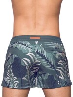 2Eros Print Hawaiian Swimshorts S50 Forest Green