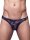 2Eros Print Swim Thong VB80 BLK Label