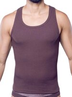 Supawear Ribbed Singlet Tank Top Peppercorn