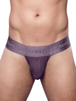 Supawear Ribbed Thong Underwear Peppercorn