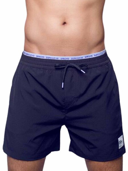 Supawear Double Elastic Shorts Black