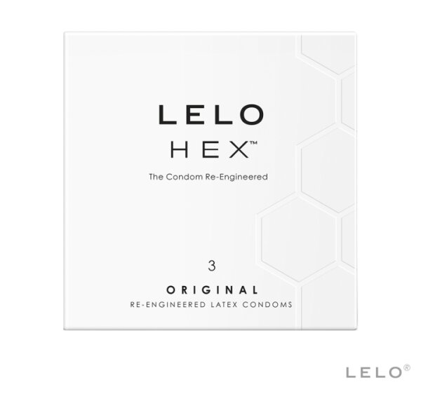 LELO HEX Condoms Original 3 Pack