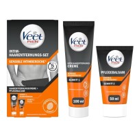 VEET Men Intim Haarentfernungs-Creme Kit 100ml + 50ml